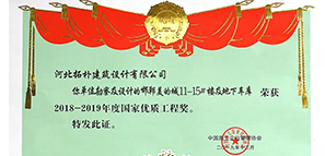 喜訊 | 拓樸設(shè)計(jì)項(xiàng)目喜獲國家優(yōu)質(zhì)工程獎(jiǎng)